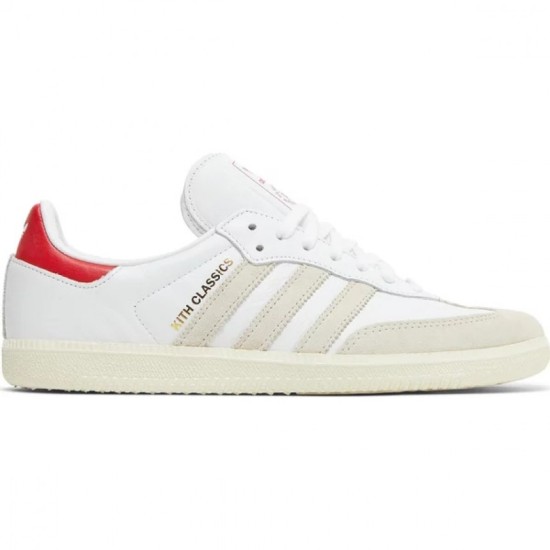 Adidas Kith X Samba OG Classics Program - White Red