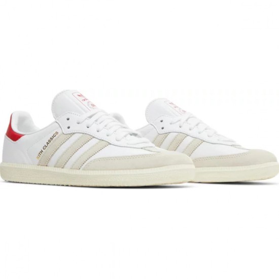 Adidas Kith X Samba OG Classics Program - White Red