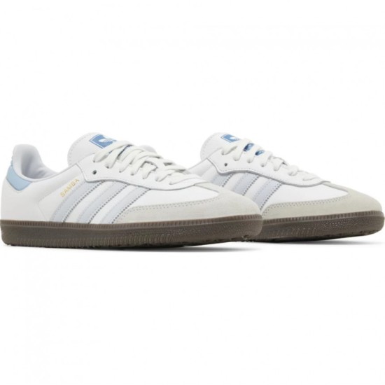 Adidas Samba OG White Halo Blue Adidas Samba OG White Halo Blue