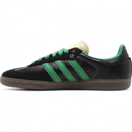 Wales Bonner X Adidas Samba Black Green Wales Bonner X Adidas Samba Black Green