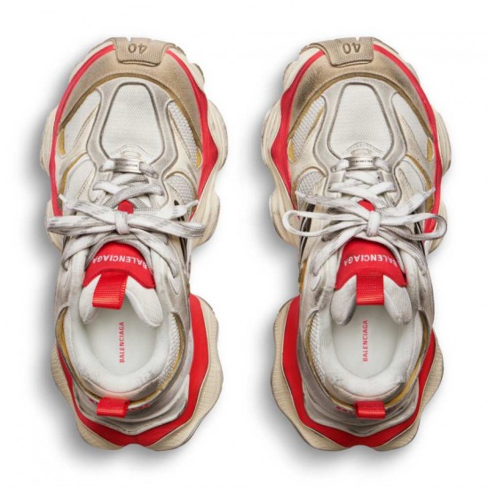 Cargo Sneaker Worn-Out - Beige Red Cargo Sneaker Worn-Out - Beige Red
