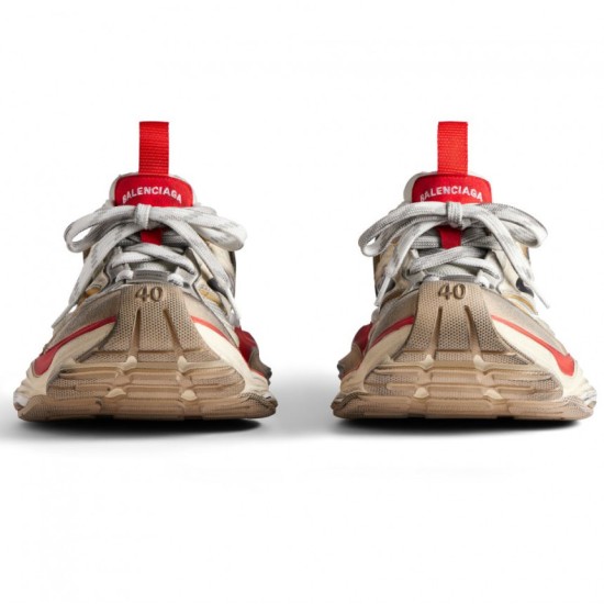 Cargo Sneaker Worn-Out - Beige Red Cargo Sneaker Worn-Out - Beige Red