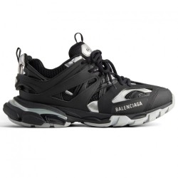  Track Sneaker Black Silver