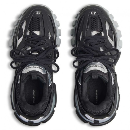 Track Sneaker Black Silver Track Sneaker Black Silver