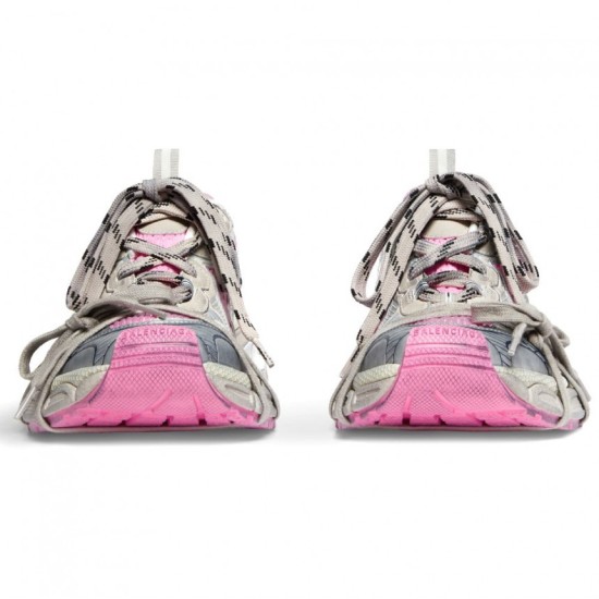 Women's 3XL Trainers in WhiteGreyPink Women's 3XL Trainers in WhiteGreyPink