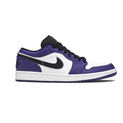Jordan 1 Low Court Purple White
