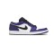 Jordan 1 Low Court Purple White