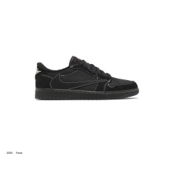 Travis Scott x Jordan 1 Low  Black Phantom