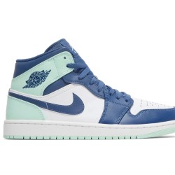 Jordan 1 Mid Blue Mint