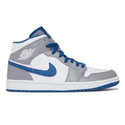 Jordan 1 Mid Cement True Blue