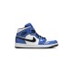 Jordan 1 Mid Signal Blue Jordan 1 Mid Signal Blue