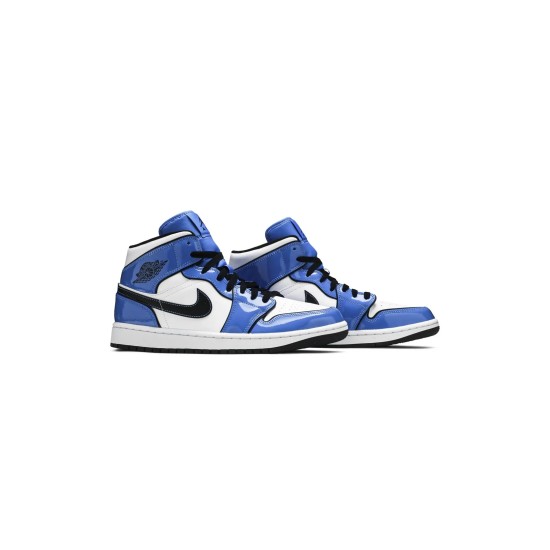 Jordan 1 Mid Signal Blue Jordan 1 Mid Signal Blue