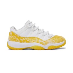 Jordan 11 Low Yellow Snakeskin
