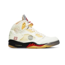 Off-White x Jordan 5 Retro Sail