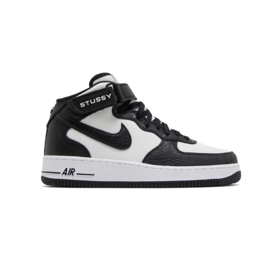 Stussy x Air Force 1 Mid Black White Stussy x Air Force 1 Mid Black White