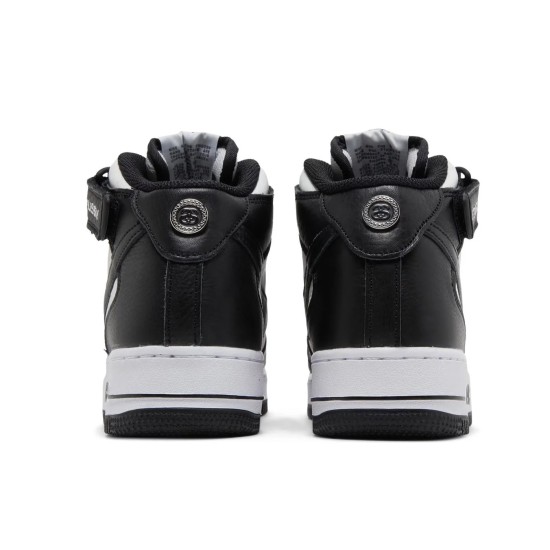 Stussy x Air Force 1 Mid Black White Stussy x Air Force 1 Mid Black White