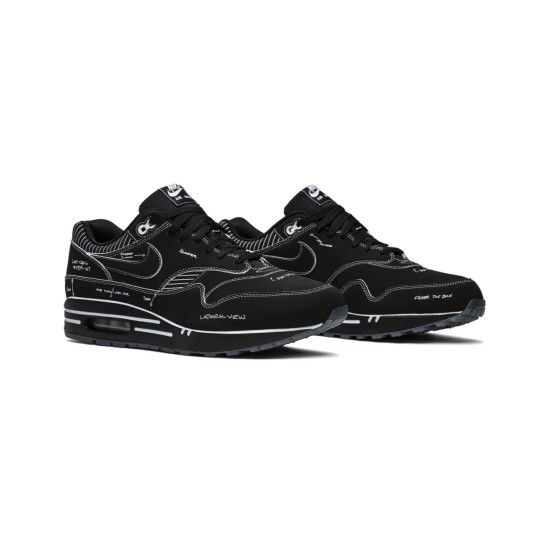 Air Max 1 Tinker Sketch to Shelf Black Air Max 1 Tinker Sketch to Shelf Black